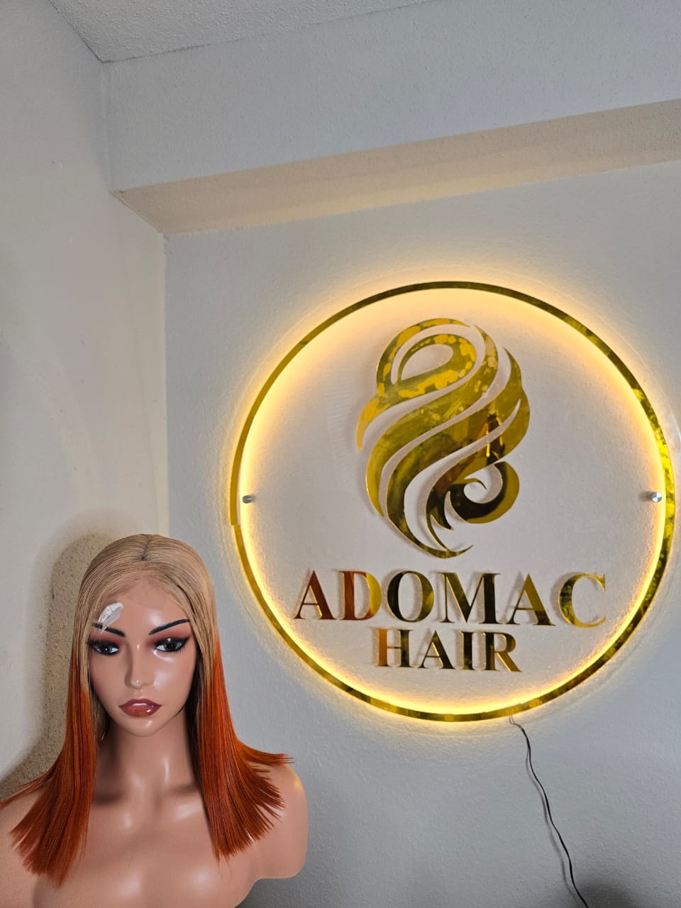 12" 2by6 SDD Vietnamese Bone Straight Human Hair Ombre Warm Tone Glueless wig - Affordable Luxury for Ladies - Image 2