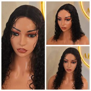16" 4by4 SDD Pixie Curls Human Hair Natural Colour Glueless Wig - Affordable Luxury for Ladies with Glueless Design