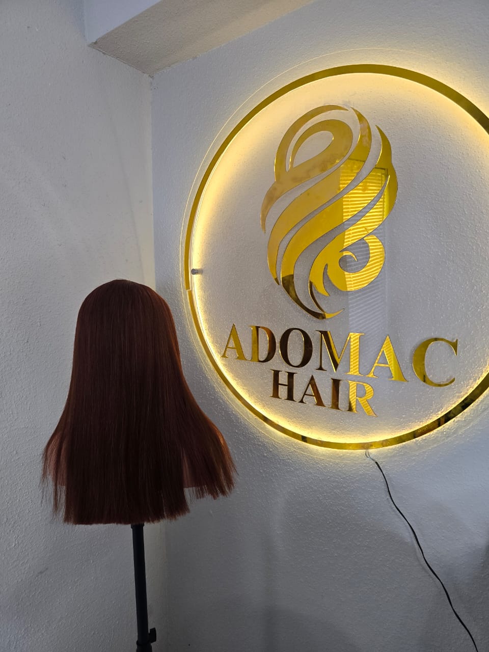 18" 5by5 SDD Vietmanese Bone Straight Human Hair Brown Colour Glueless wig - Affordable Luxury for Ladies - Image 4
