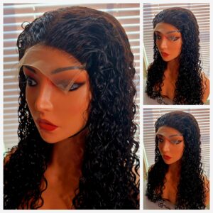 26" 5by5 PIXIE CURLS Human Hair Natural colour Glueless wig - Affordable Luxury for Ladies