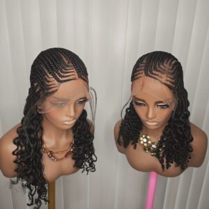 Black 7by7 with Curls Easy Styling for Classic Ladies High-Quality Wig for Everyday Use