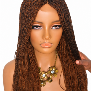 Brown Micro Braids for Classic Ladies High-Quality Synthetic Hair Extensions for Natural Look Easy to Use and Maintain