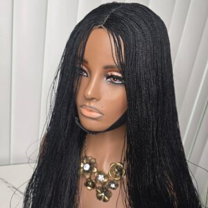 Summer Ready Nano Braids Wig | 2x6 HD Closure Cap | Lightweight & Natural Look
